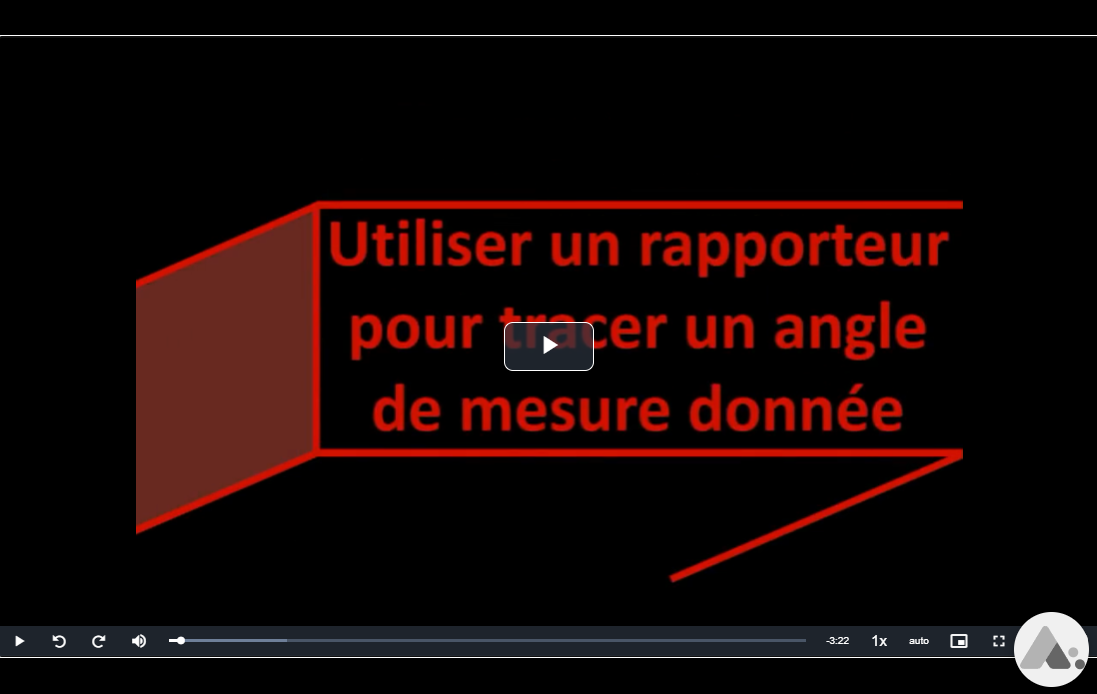 Podeduc Utiliser Un Rapporteur Pour Tracer Un Angle