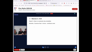 Visioconférence PNF RMC 2025-2026 / Plan Mathémathiques