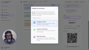 7. Corriger des groupes