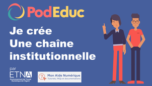 Je crée une chaîne institutionnelle