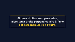 Parallèles : propriété 1