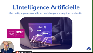 L'intelligence artificielle, pratique professionnelle au quotidien pour les équipes de direction