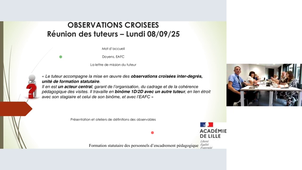 Réunion des tuteurs inspecteurs Anita Conti 2025