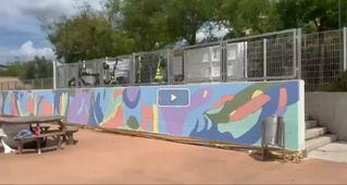 LFiP Palma, 50 ans du lycée : Réalisation de la fresque monumentale « Sois toi-même »