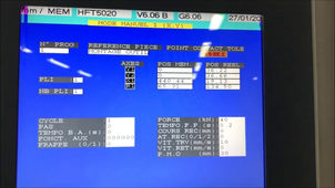 Presse plieuse HFT 50-20-eteindre la machine