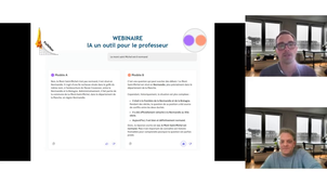 Webinaire IA un outil pour le professeur