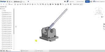 ONSHAPE modeleur 3D SaaS - TP Plieuse; TP1  Guide de création de la plaque de base. Fichier