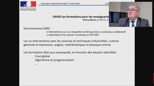 BTS Management Économique de la Construction (MEC) : La formation des enseignants - Les équipements