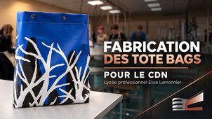Fabrication des Tote bags pour le CDN