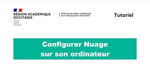 Configurer Nuage sur son ordinateur