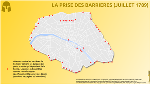La prise des barrières dans le Paris révolutionnaire (juillet 1789)