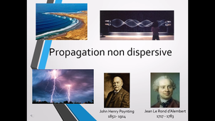 Propagation non dispersive - 1