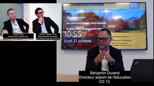 3 Conférences d'automne 2024 partenariats éducatifs Benjamin Durand Directeur adjoint de l'éducation conseil départemental 13.mp4