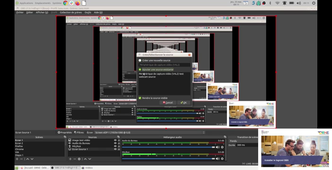 scènes et sources dans OBS