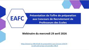 Préparer le CRPE 2027 dans l'académie de Lille
