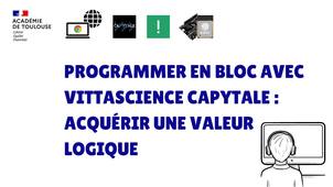 Programmer en Pyhton avec Capytale / Vittascience : Lire la valeur d'un capteur logique