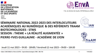 2023 - Réalité Augmentée -  SemNat Biotechnologies-STMS