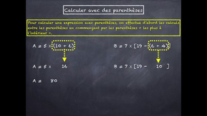 Calculer avec des parenthèses - Mathasius