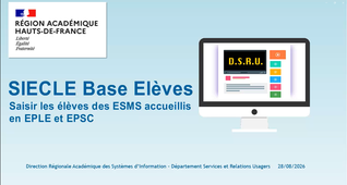 inscription élèves des ESMS classe ordinaire