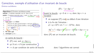 Révisions : preuves de terminaison et de correction