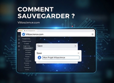 Vittascience - sauvegarder son projet