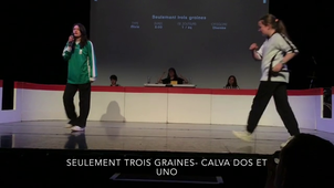 Trophée impro -Seulement trois graines