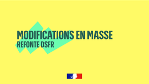Faire des modifications en masse