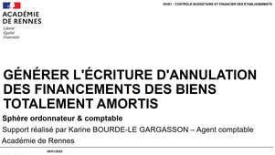 Générer l'écriture d'annulation des financements des biens totalement amortis : sortie du financement - ORDO & COMPTA