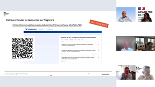 Inspection - Exploitation des évaluations nationales en mathématiques RS 2026 - Alpes-Maritimes