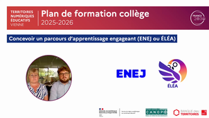 Parcours TNE : concevoir un parcours engageant (ENEJ ou ÉLÉA)