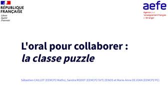 L'oral pour collaborer