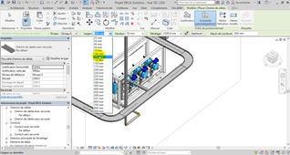 BIM - Réseaux électriques - REVIT MEP : Tracer des chemins de cable