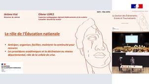 04 - Le rôle de l'Éducation Nationale - Jérôme Vial & Olivier Lopez