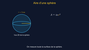 Formules d'aires