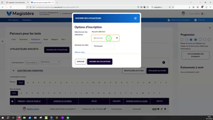 Inscrire des utilisateurs dans Magistère 2