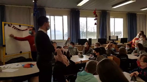 rencontre en anglais entre 6e A et 6e B