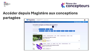 Présentation de l'écosystème Éléa, Magistère, Réseau des concepteurs