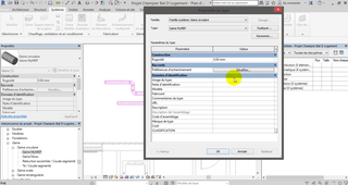 BIM - Création d'un réseaux de gaines de ventilation dans REVIT : Créer un type de gaine