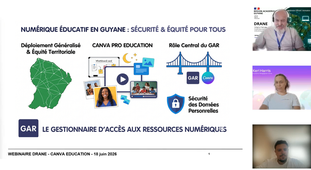 Webinaire CANVA EDUCATION - DRANE GUYANE (18 juin 2026)