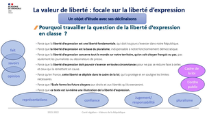 Réfléchir plus particulièrement sur la valeur de liberté