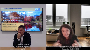 1.1 Introduction conférences d'automne 2025 Vincent Valéry Directeur EAFC Aix-Marseille Frédéric Cauchi Bianchi Directrice EAFC Nice.mp4