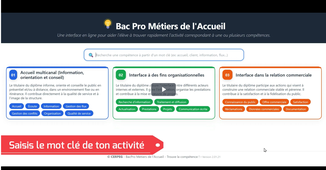BacPro Métiers de l'Accueil - Trouve ta compétence !