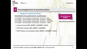 BIA-BIM-CIM-CAA-Préparer inscriptions