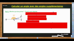 ANGLES Calculer des angles avec des angles supplementaires