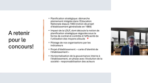 Projet d'établissement et contractualisation/Arnaud Farge