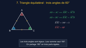 Les angles dans le triangle