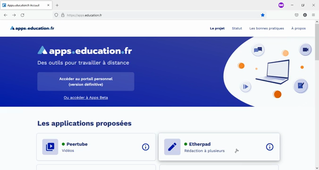 Créer un compte Apps.education.fr