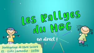 Rallyes webtv du M@G : témoignage 2