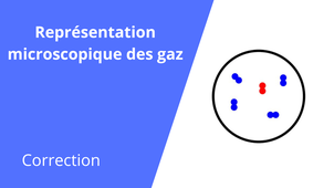 Correction de l'activité : représentation microscopique des gaz