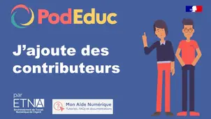 J'ajoute des contributeurs